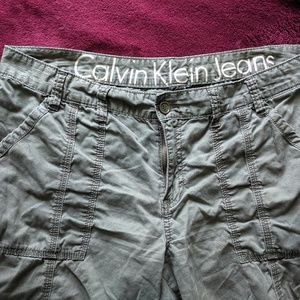 Calvin Klein Olive Green Cargo Pants